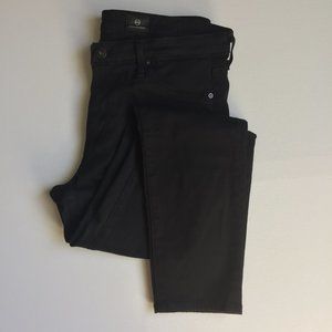 AG Adriano Goldschmied Abbey Ankle Black Jeans 30R
